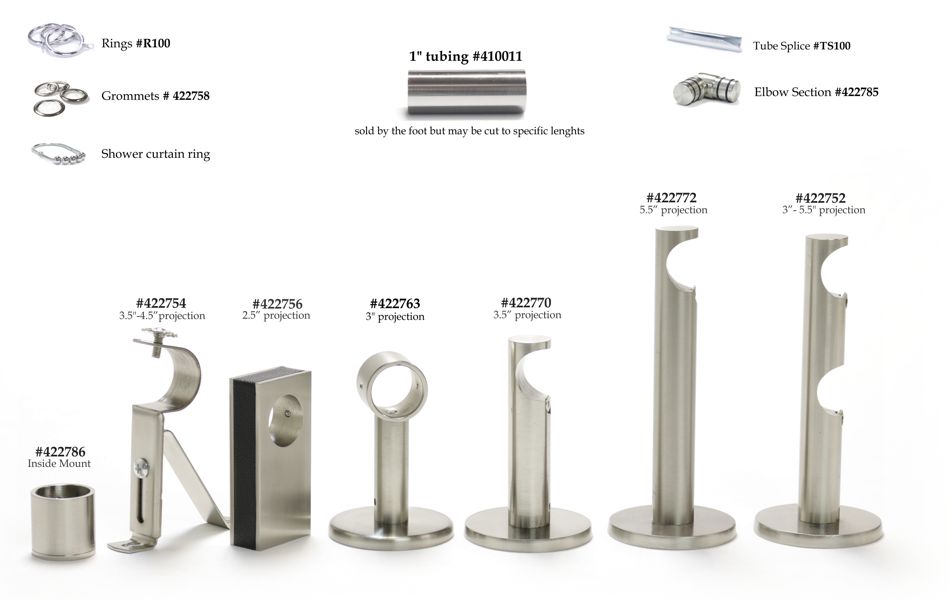 stainless steel finish brackets
